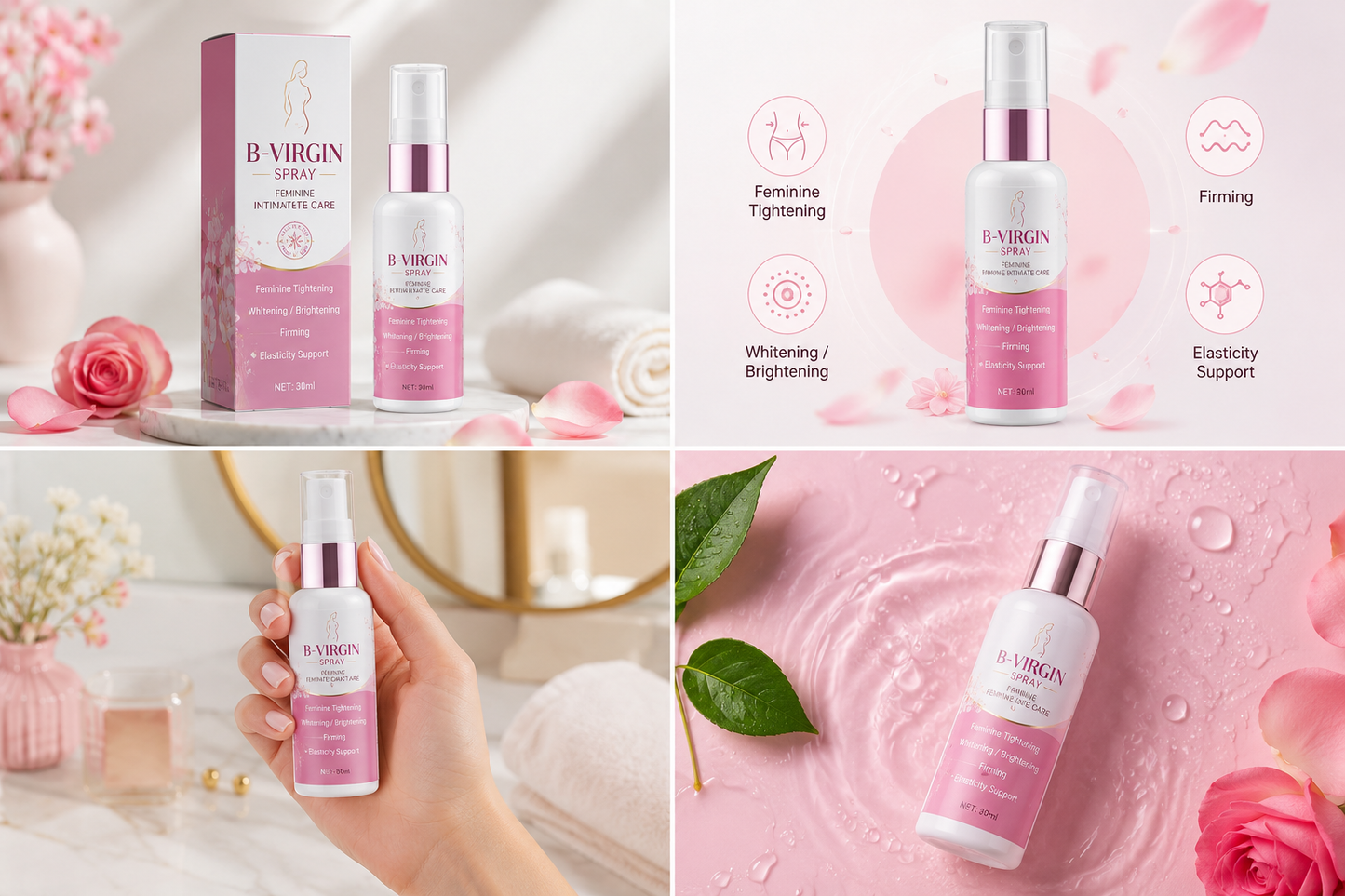 Feminine Intimate Care Refreshing Spray for Daily Hygiene & Freshness Support