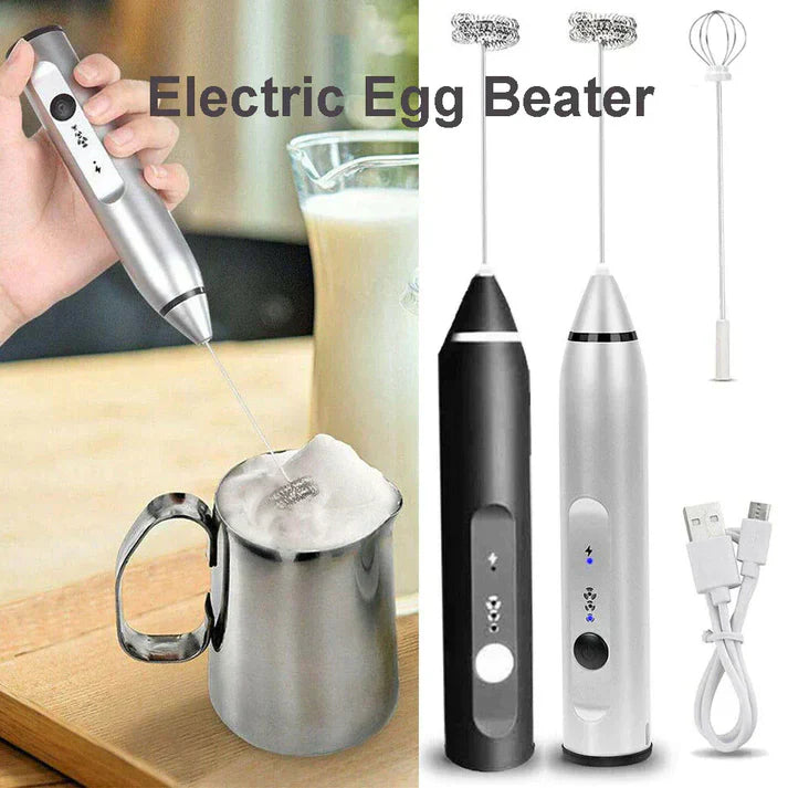 USB Rechargeable Coffee Maker & Egg Beater – High Quality Portable Mixer
