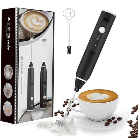 USB Rechargeable Coffee Maker & Egg Beater – High Quality Portable Mixer