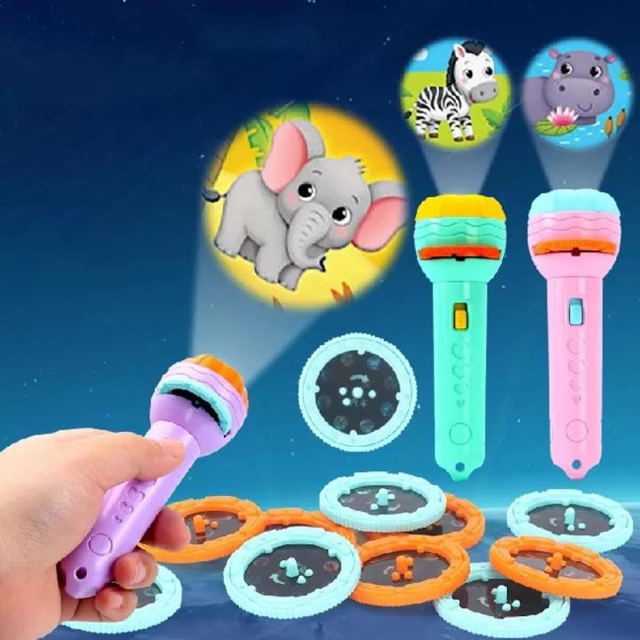 Projector toy learning reels