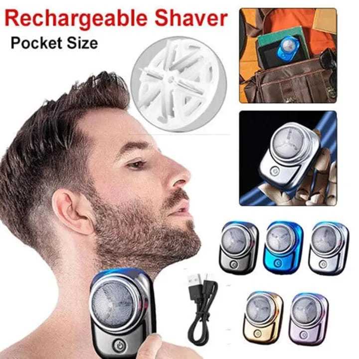 USB rechargeable beard trimming shaver