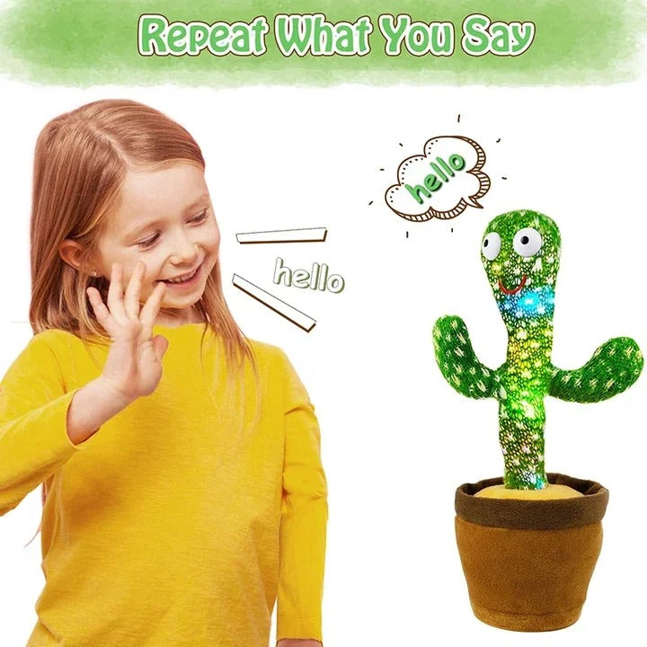 Cute Dancing and Talking Cactus Toy