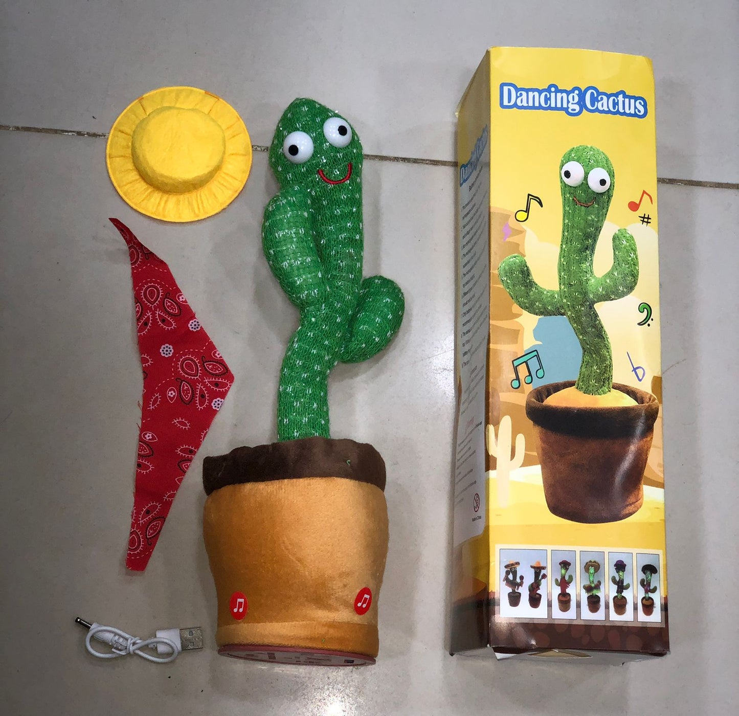 Cute Dancing and Talking Cactus Toy