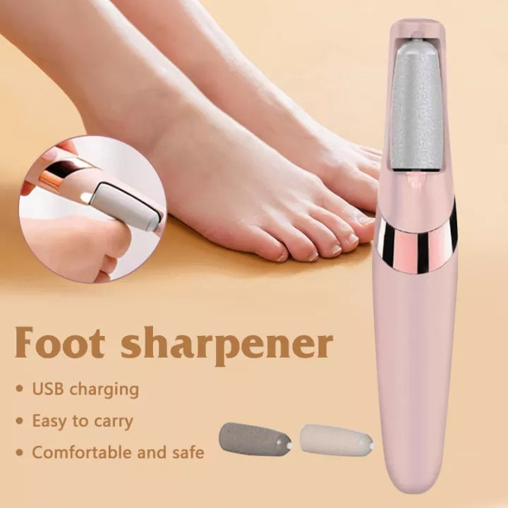 USB Rechargeable Pedicure Feet Callus Remover, Electric Feet Pedicure Callus Remover For Dry & Dead Feet Skin | Rechargeable Feet Sharpener, Foot Grinder Pedicure Tool | Portable Pedicure Feet Grinder, Pedicure Callus Remover