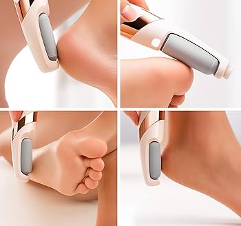 USB Rechargeable Pedicure Feet Callus Remover, Electric Feet Pedicure Callus Remover For Dry & Dead Feet Skin | Rechargeable Feet Sharpener, Foot Grinder Pedicure Tool | Portable Pedicure Feet Grinder, Pedicure Callus Remover