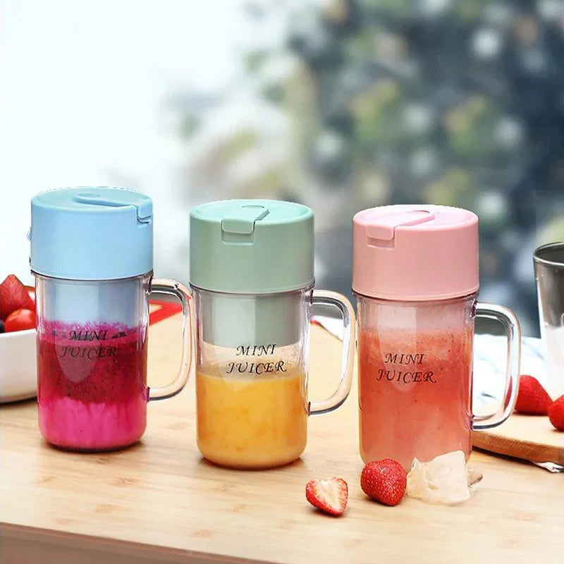 Premium Portable Electric Juicer Blender – 500ml