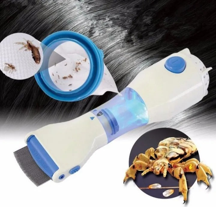 Electric V Comb Head Lice Removal Machine with Filter Anti Lice Treatment Device