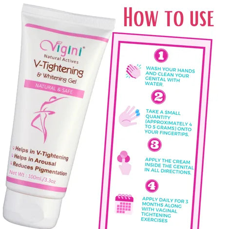 Vigini V-Tightening & Whitening Gel For Women – Natural Feminine Care